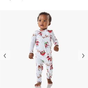 NWT pottery barn kids Santa Christmas pajamas size 18-24 month